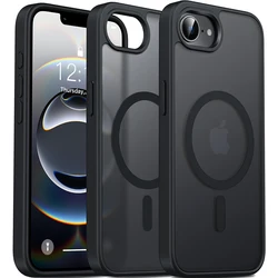 Matte Case For iPhone 16e 16 E 15 Pro Max 14 Plus 13 Mini 12 11 SE 2022 2020 8 Magsafe Mag Safe iPhone16 Phone Cover Accessories