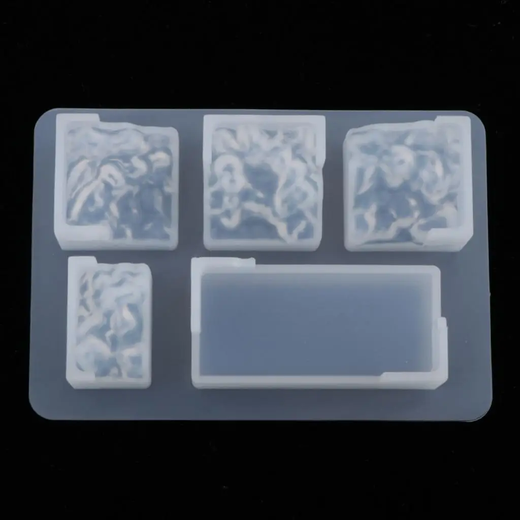 Silicone Mold for Resin Coaster Casting Clear Jewelry Making Tools DIY Mold for Handmade Accessory Crafts