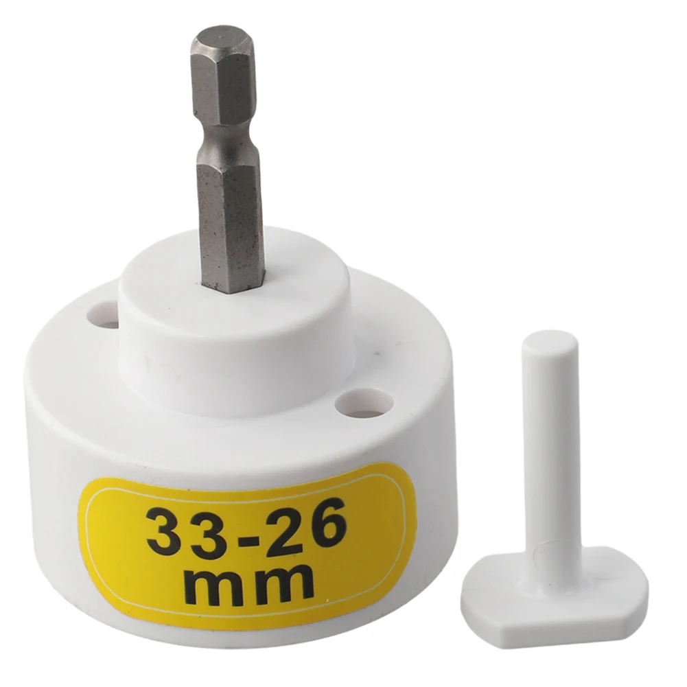 Electric Bottle Capping Head 10-50mm White Plastic Sealing Machine Drill Adapter With 1/4 Inch Hex Shank For Home And Workshop U