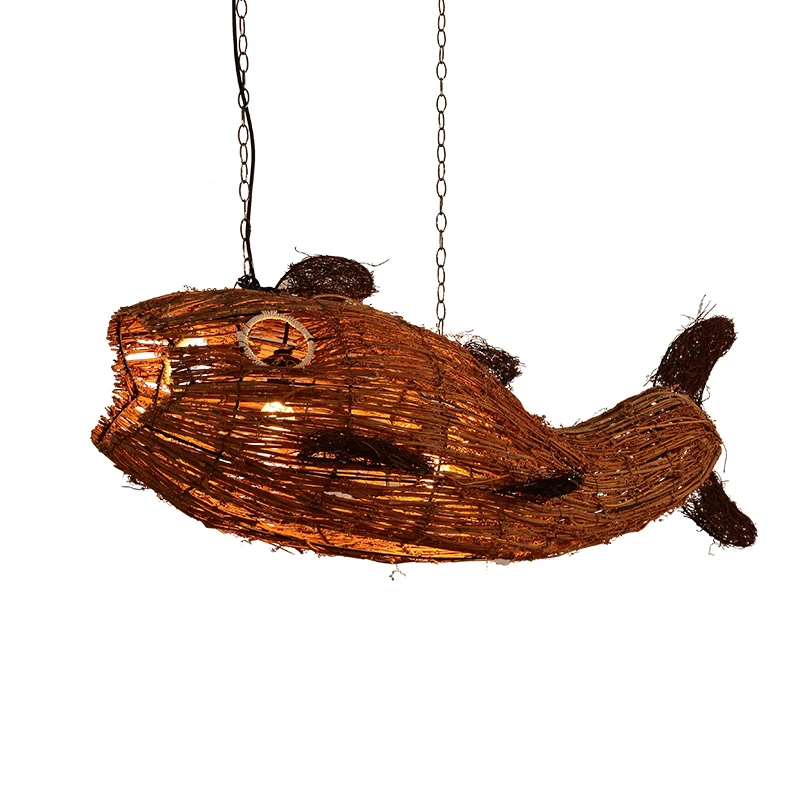 

Chandelier Personality Restaurant Bar Staircase Tea Room Vine Art Retro Lighting