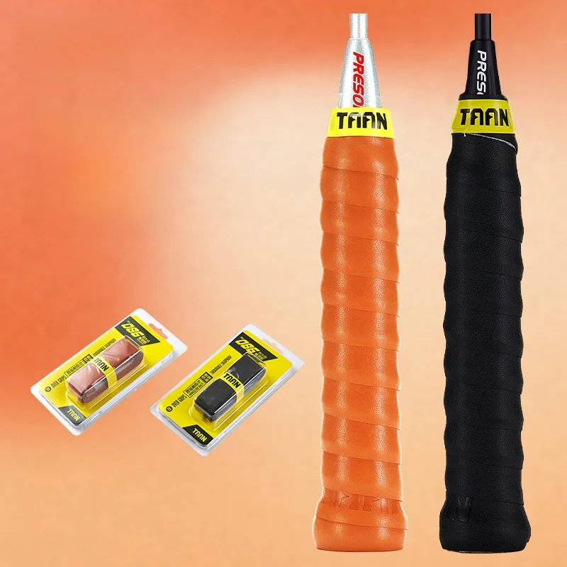 raquete-de-badminton-taan-com-grip-em-pu-novo-modelo-de-alta-qualidade-antiderrapante-absorvente-de-suor-resistente-ao-desgaste-faixa-reforcada-tg086-para-esportes-e-fitness