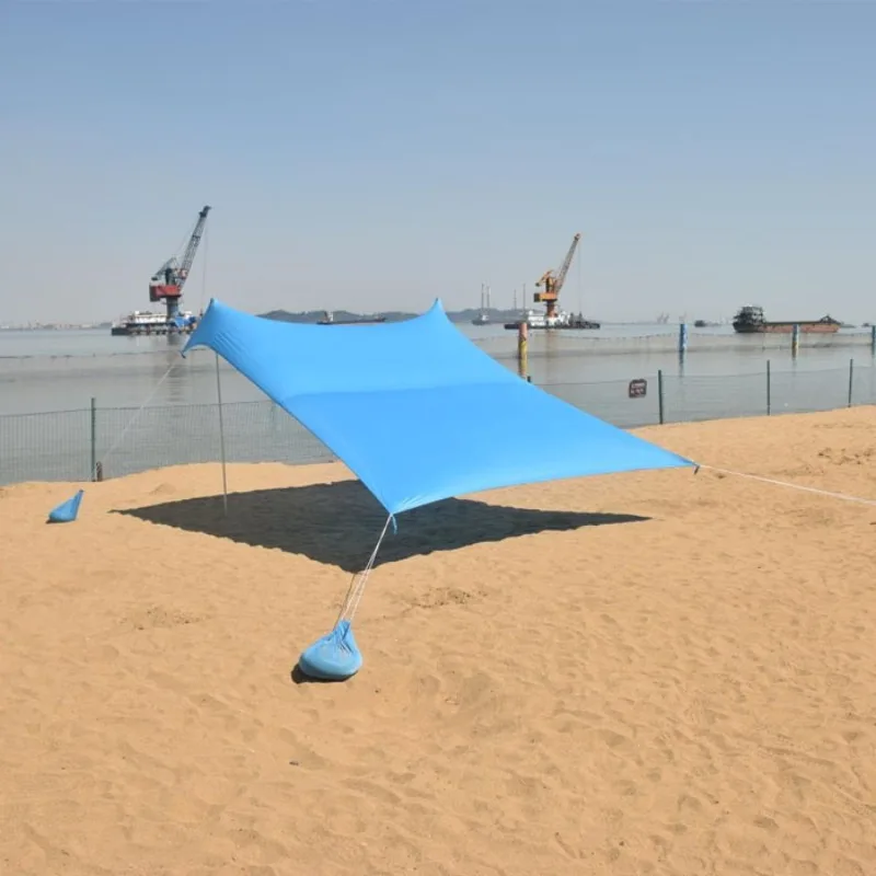 UPF 50+ Light Sunshade Pop up Beach Lycra Tent Beach Canopy Tent Sun Shade Shelter