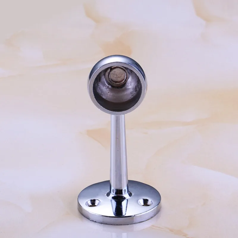 Towel Bracket Seat Tube Round Tube Fixture Rack Accessories Wardrobe Clothes Rod Base Bathroom Hardware Thickened