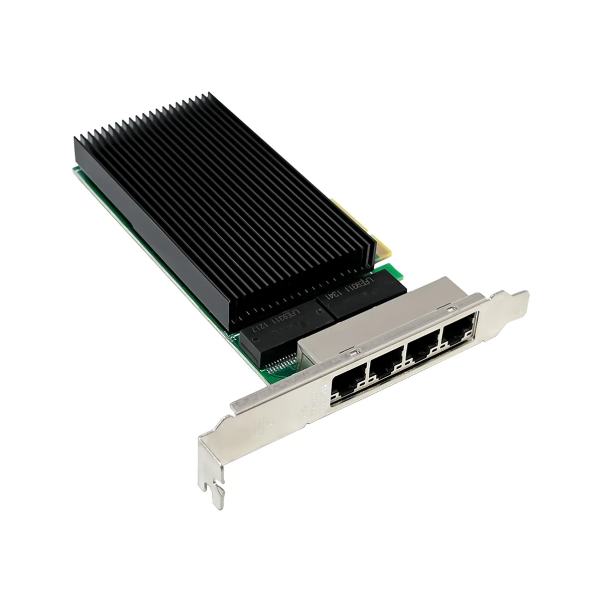 Carte réseau 2.5G Gigabit 4 ports RJ45 pour Intel I226 Puce PCI-E tage Serveur Gigabit Ethernet Alfred I226-T4 pour ordinateur de bureau