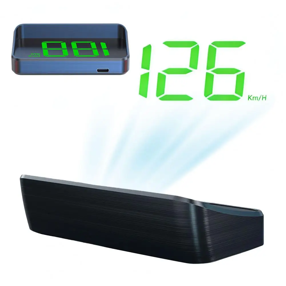 Car HUD, Heads-up Display for Cars, GPS Speedometer with Dual Chip 10Hz Refresh KMH/MPH Plug-and-Play, USB Powered Speed Display