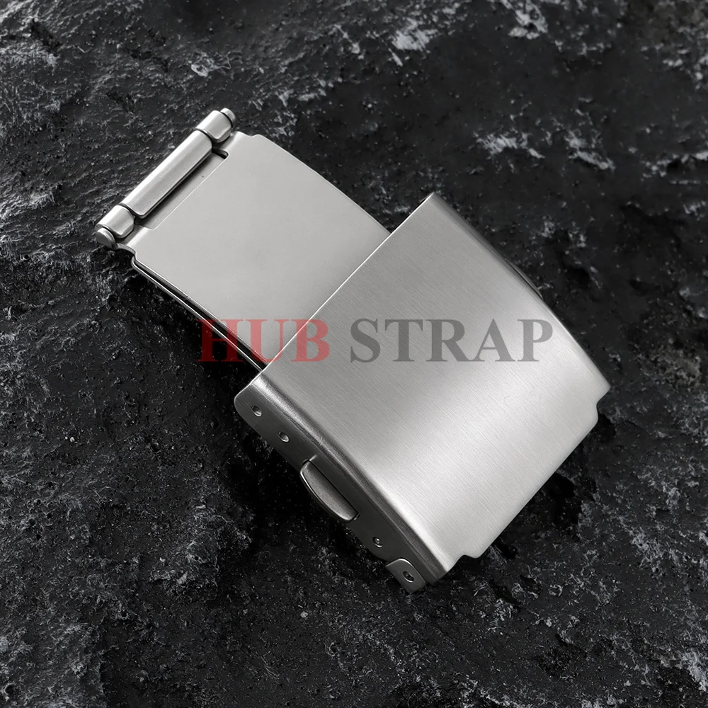 Stainless Steel Double Push Deployment Watch Clasp 16mm 18mm 20mm 22mm 24mm Folding Buckle for Watch Strap Band Buckles Button