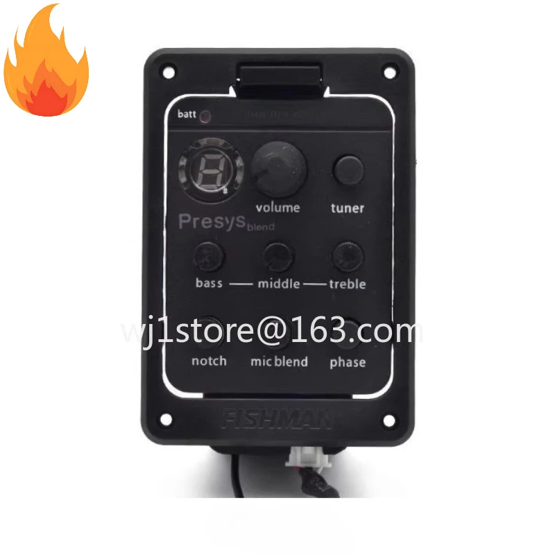 301 acoustic guitar pickup with plate mic electric box open hole folk classical universal