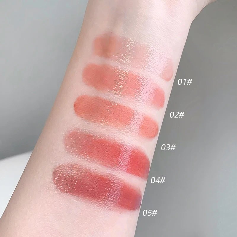 

Lipstick Red Brown Lipstick Waterproof Moisturizing Mirror Lipstick Nude Lip Gloss Natural Rouge Balm Long-lasting Makeup Stick