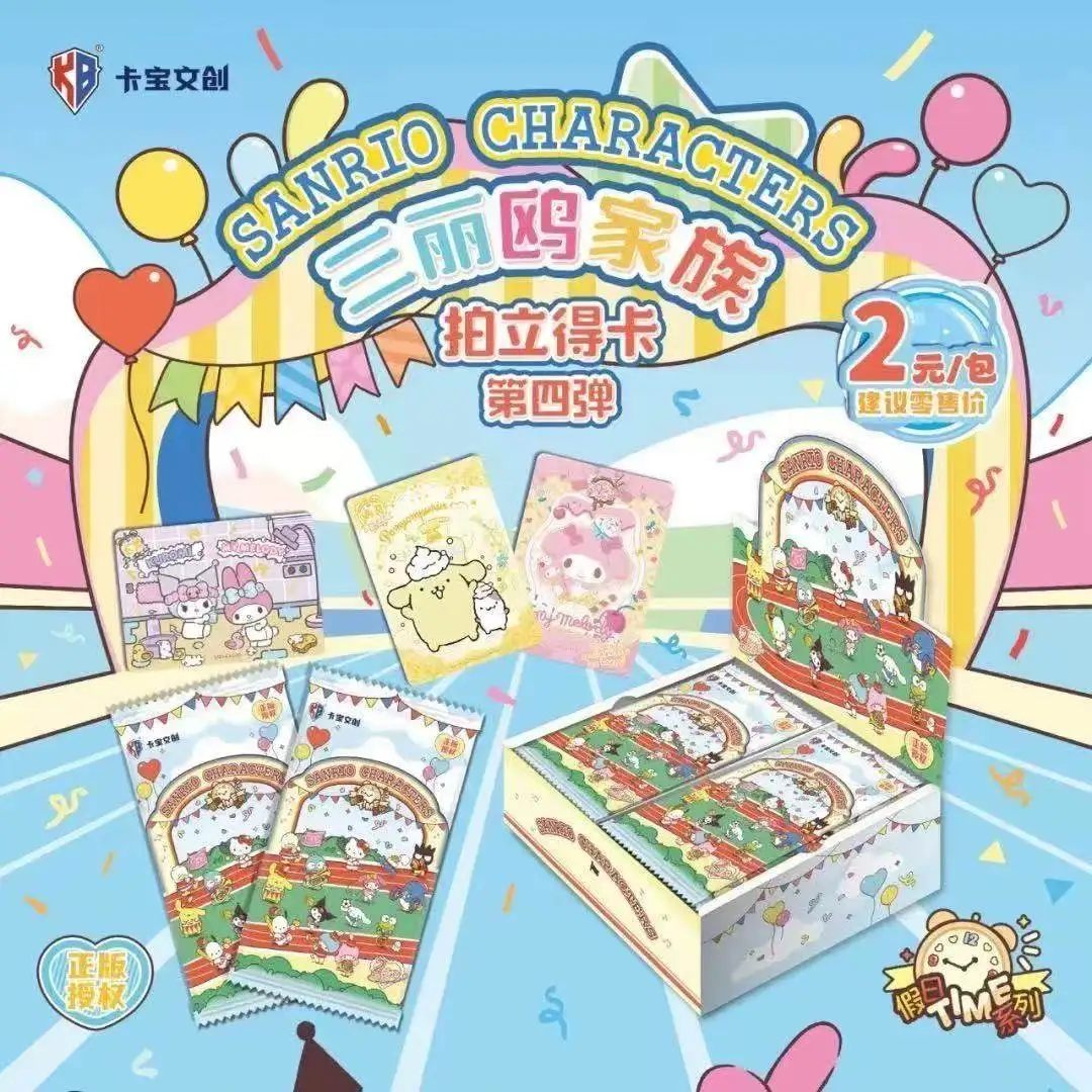 

Официальные коллекционные карты Kabao Sanrio с оригинальными персонажами — креативный полный набор Instax 4th — доставка товаров в стиле аниме, новый горячий предмет