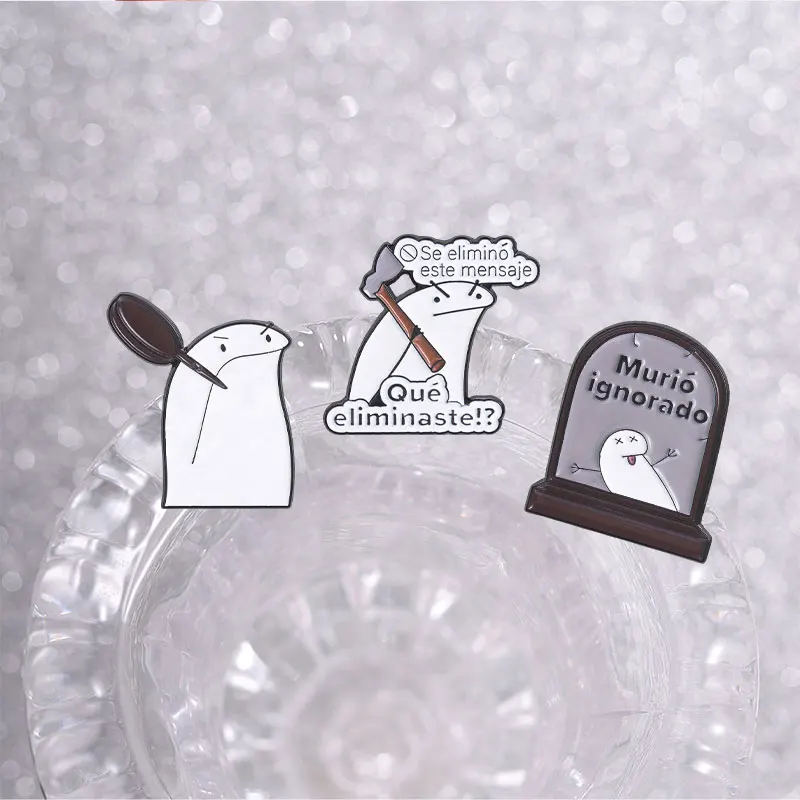 Spanische lateinamerikanische Zitate, Emaille-Anstecknadeln, lustige Memes, Flork-Brosche, Anstecknadel, niedlicher Cartoon, edgy, hispanischer Schmuck, Geschenk für Freunde – Detail 8