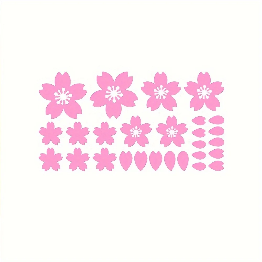 

1pc Holographic Sakura Waterproof Vinyl Sticker for Car Motorcycle Windshield Window