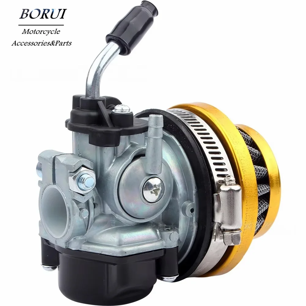 

Motorcycle Carburetor Air Filter kit for Most 49cc 50cc 80cc 2 stroke Chinese Engines Moped Scooter ATV Quad Buggy Pit Bike Gold