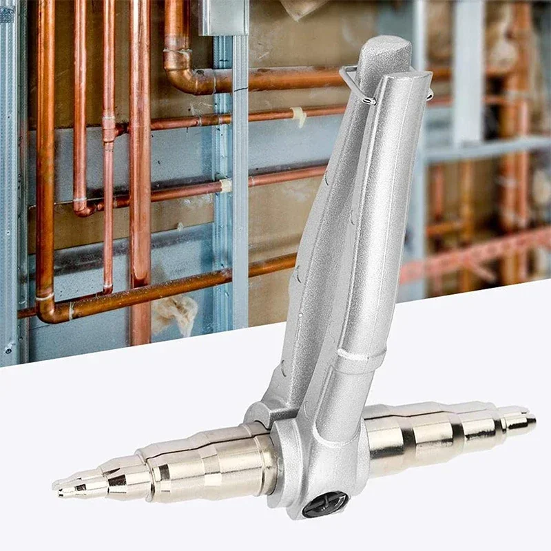 Expansor de tubo de cobre Manual, herramientas de refrigeración y aire acondicionado, herramienta de reparación de refrigerador de aire acondicionado