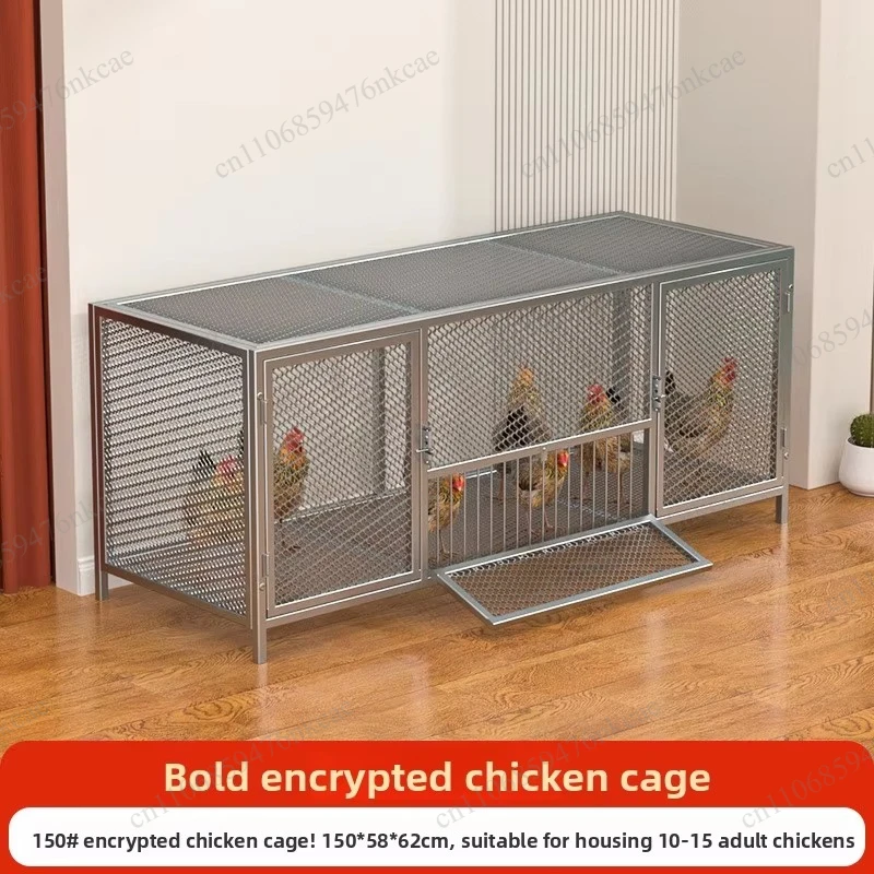 Large solid chicken cage, household chicken coop, duck nest, goose chicken, pigeon, indoor chicken