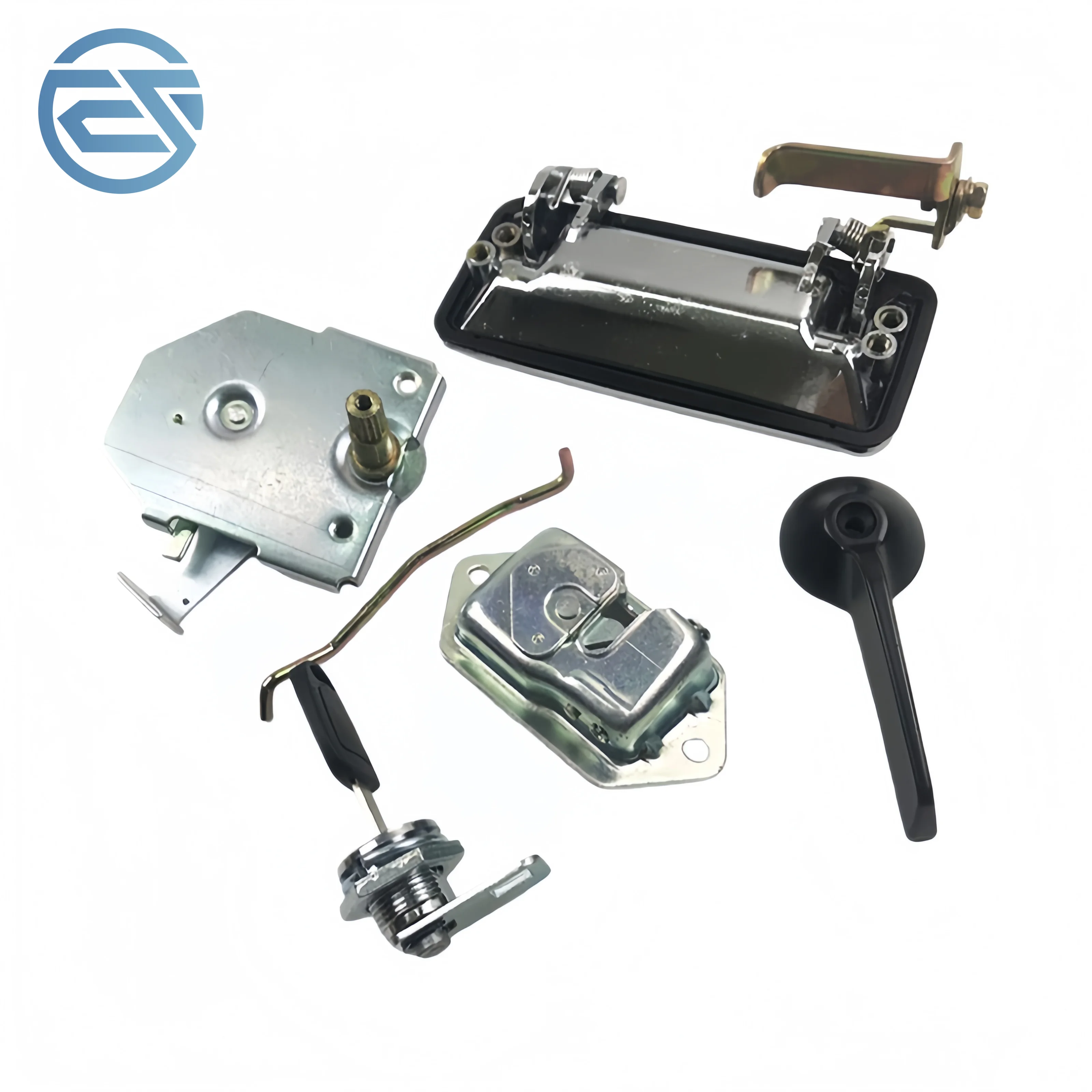 

Excavator Cab Door Lock Assembly For DH55-7 Excavator Lock Cylinder Lock Block Internal And External Handles