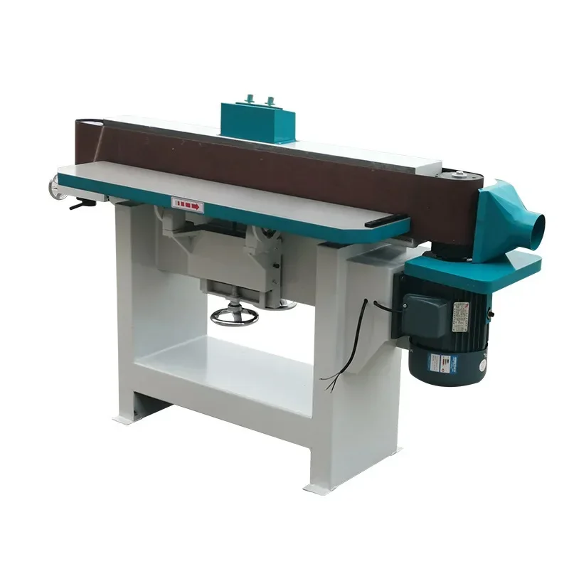 

Woodworking Vertical Channeling Belt Sander Drawing Deburring Polishing Machine Edging Broadband Sander Solid Wood