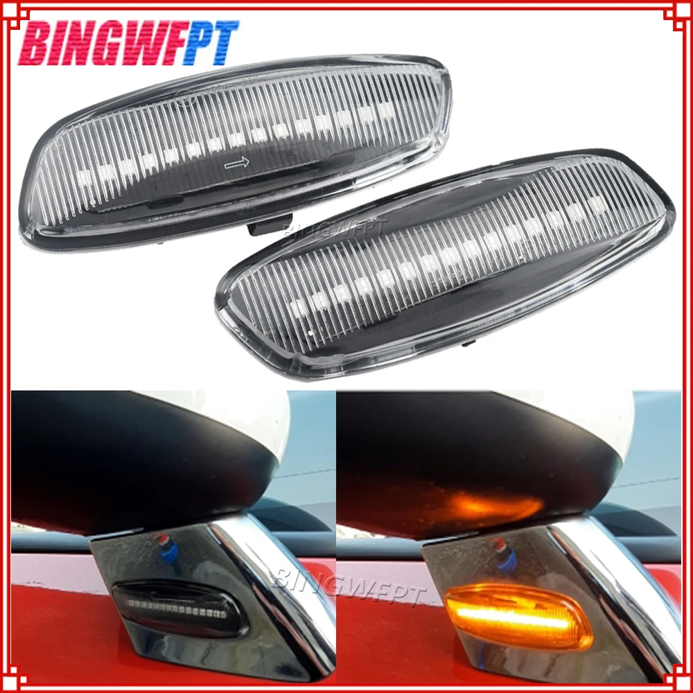 Dynamic LED Flashing Side Marker Lamp LED Strip Turn Signal Light For Citroen C3 C4 C5 DS3 DS4 For Peugeot 207 308 3008 5008 RCZ