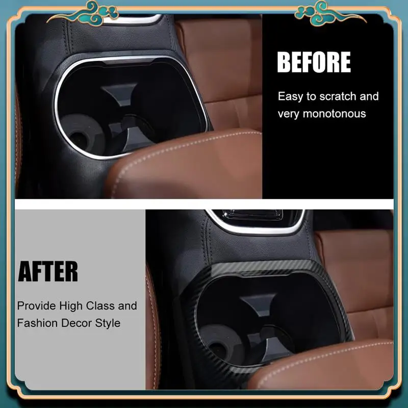 

Latest Carbon Fiber For Subaru Outback Legacy 2021-2023 Center Console Navigation+Side AC Vent+Cup Holder+Steering Wheel Cover