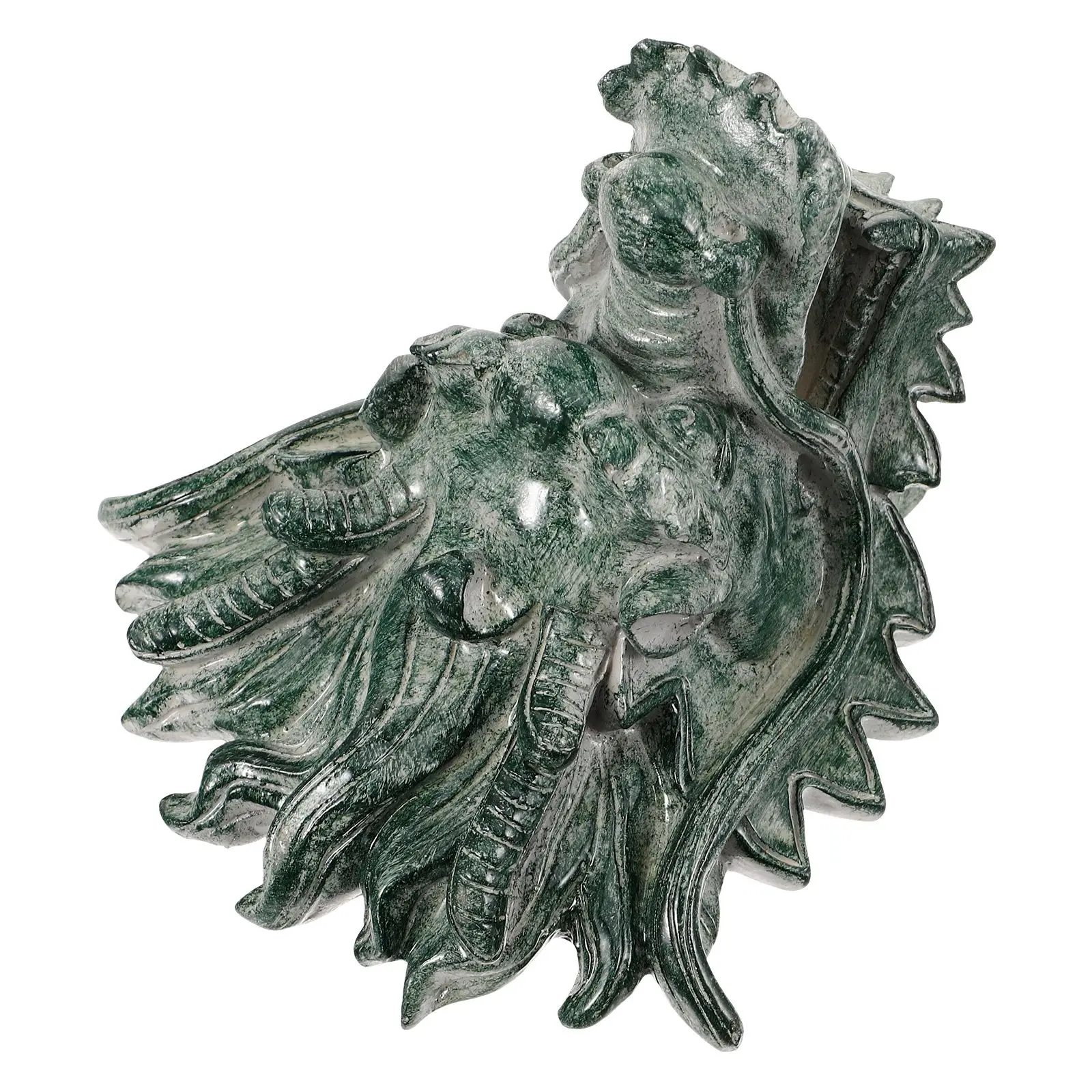 

Resin Dragon Fountain 23x22x28 Villa Water Fountain Water Outlet Outdoor Villa Decor Windmill Cool