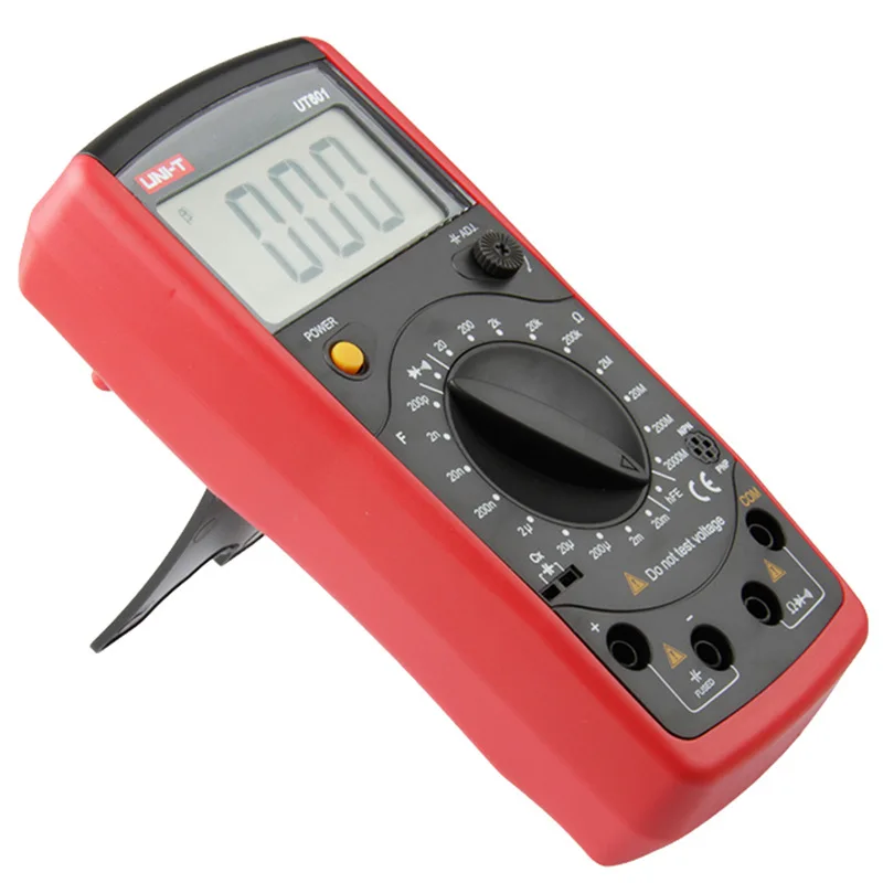 UNI-T UT601 Digital capacition Rel Meter Ohmmeters resistore condensatore con diodo e cicalino di continuità