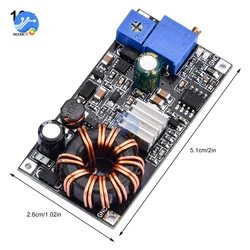 DC-DC 2.7-20V to 4.5-20V Low Voltage Adjustable Step Up Converter Boost Constant Current Synchronous Rectifier Power Module 30W