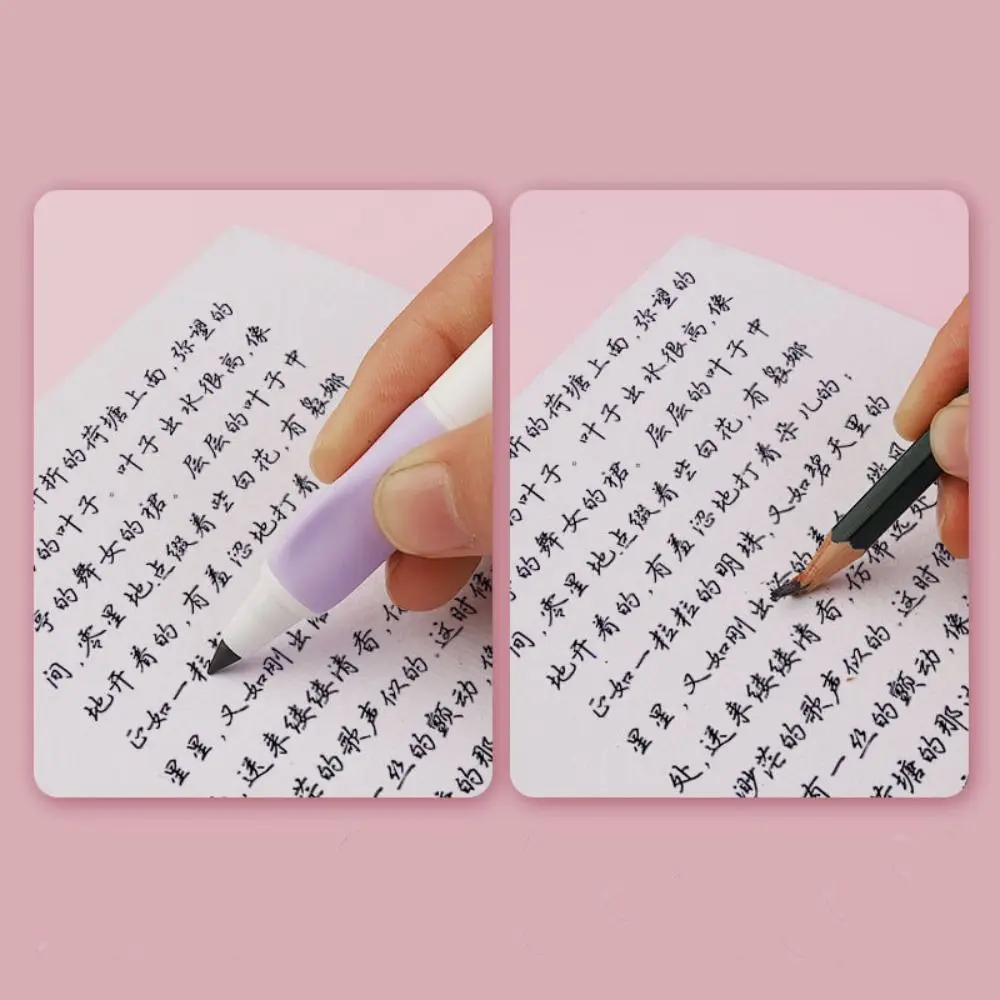 Kawaii Erasable Unlimited Pencil No Sharpening HB Eternal Pen School Supplies Soft Sketch Pencil Student