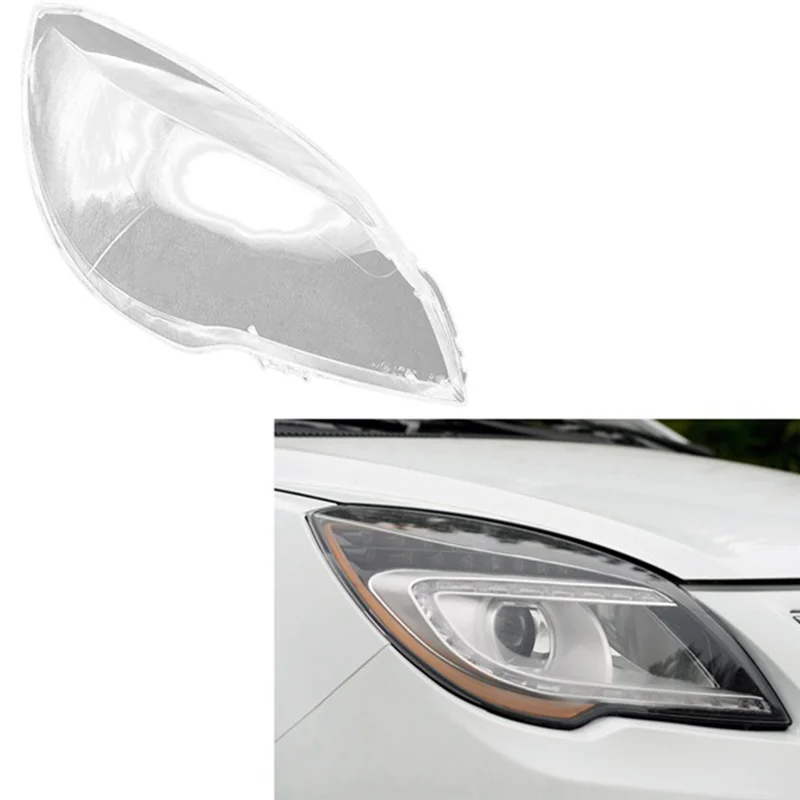 Car Right Headlight Shell Lamp Shade Transparent Lens Cover Headlight Cover for Lifan X50 2014 2015