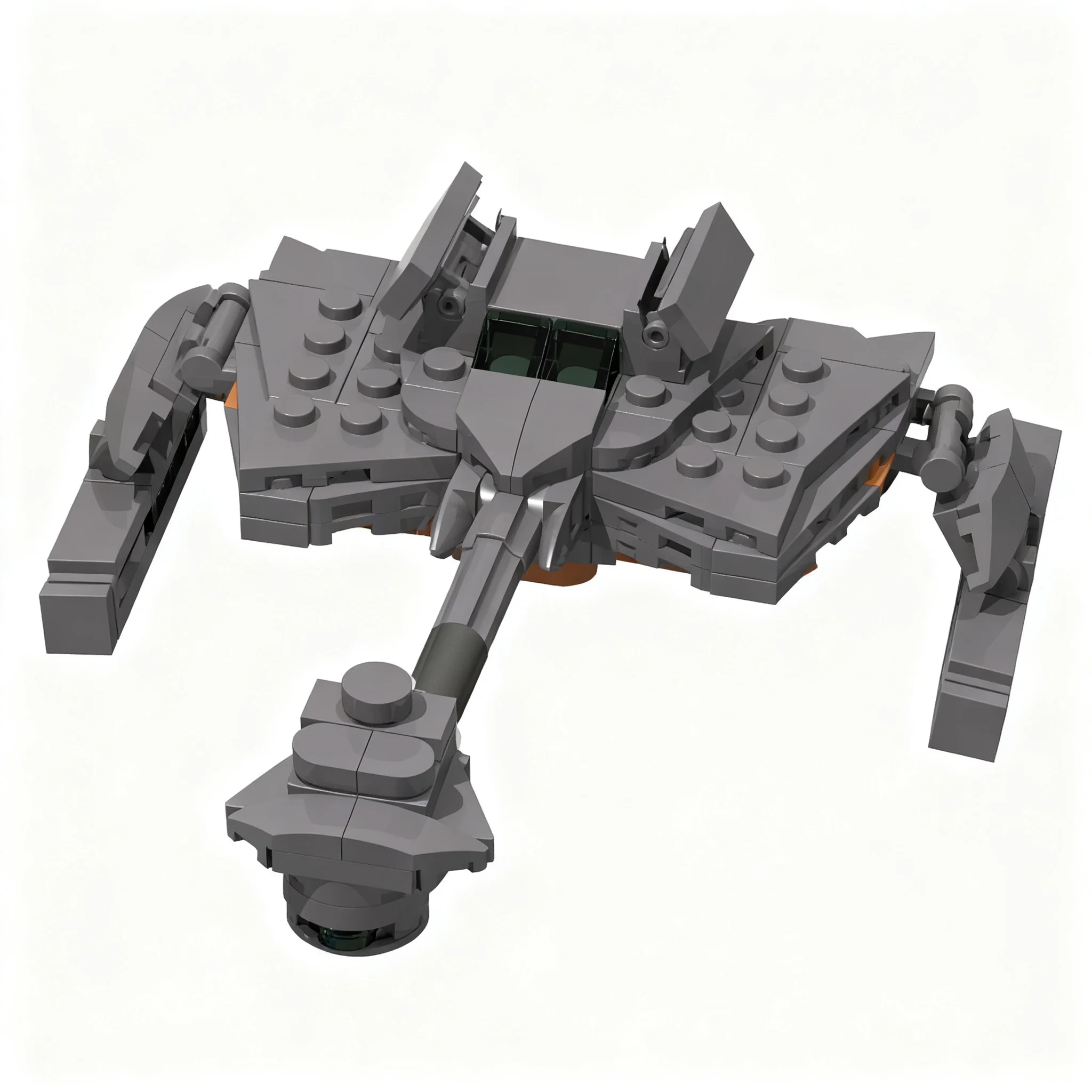 388pcs MOC Space Romulan Stormking-Class D7 Variant Updates Model Building Blocks Toy Construction Christmas Gift Assemble DIY