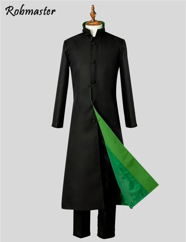 

DARKER THAN BLACK Cosplay Costumes Hei Trench Men Outfits Li Shenshun Complete Full set for Halloween Adult Kid size
