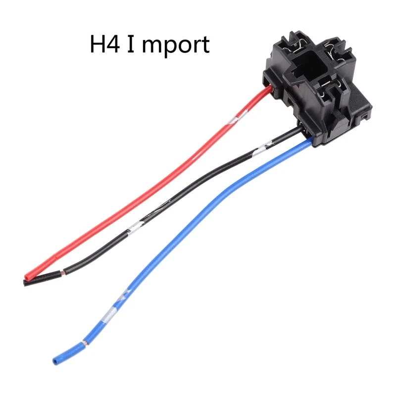 

H4 Wiring Harness Headlight Socket Heavy Duty Headlight Connector For Car Truck Boat Marine Headlight Fog Light