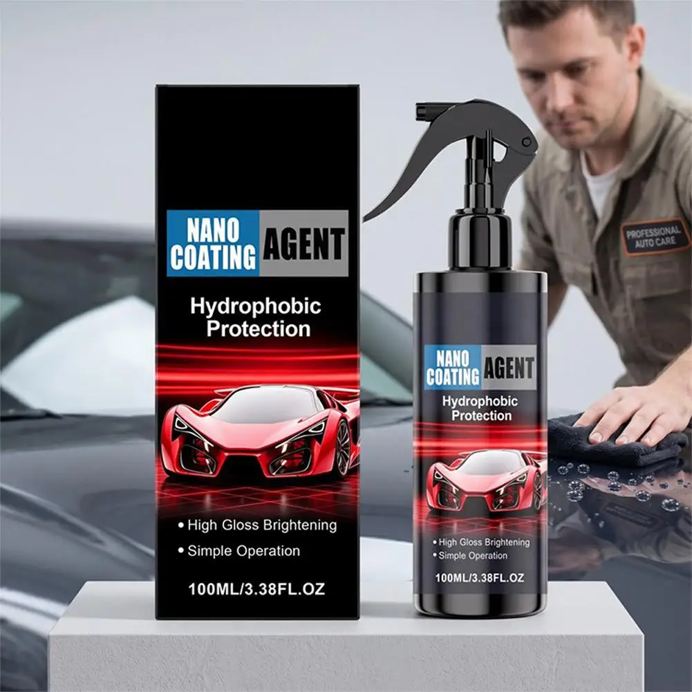 Automotive Ceramic Coating Agent For Car Body Paint Gloss Care Refurbishment And Maintenance Rejuvenation And Color Protection