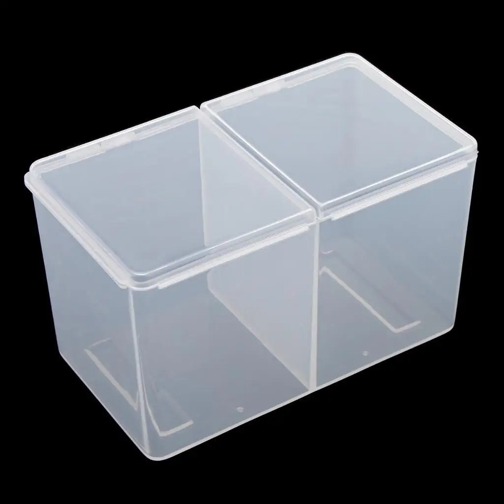 Plastic Storage Cotton Ball Swab Pad Organizer Holder Container Makeup Box