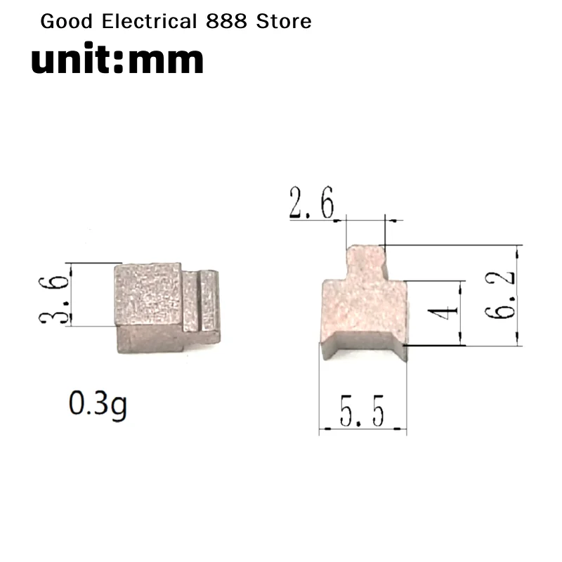 【G】10PCS DIY Accessories Motor Carbon Brush Replace For RS550 MT DEWALT HITACHI METABO WORX High Quality