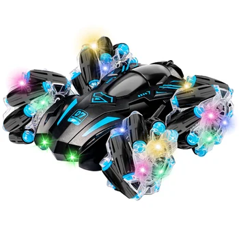 RC Car 2.4G Double-sided Watches Control Stunt Car 360 Degree Rotation Lighting Sound Rc Drift Car Kids Toys Gift for Boys