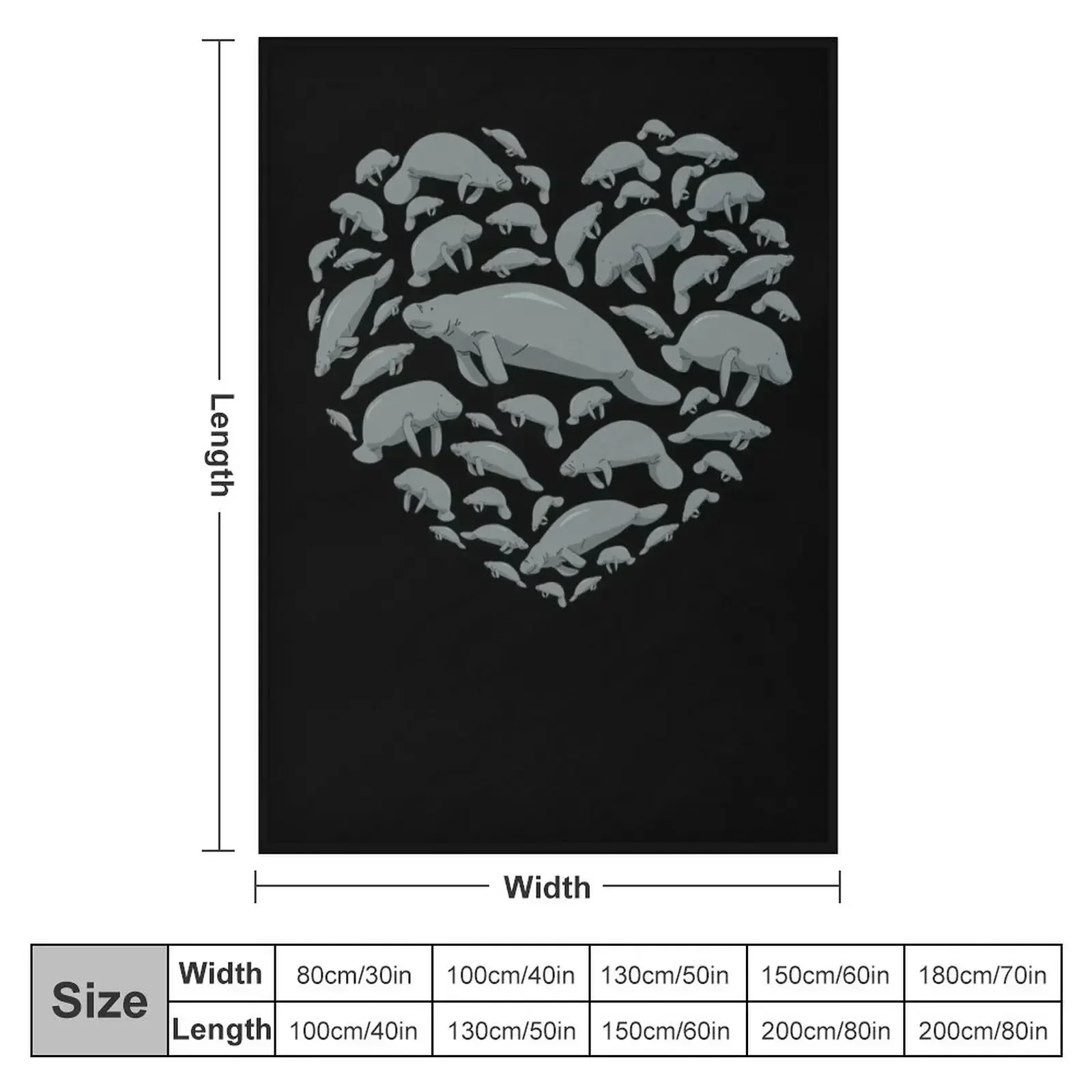 I Love Manatees Shirt Women Manatee Gift Men Floaty Potato Throw Blanket couch cozy soft plush fuzzy picnic outdoor blanket