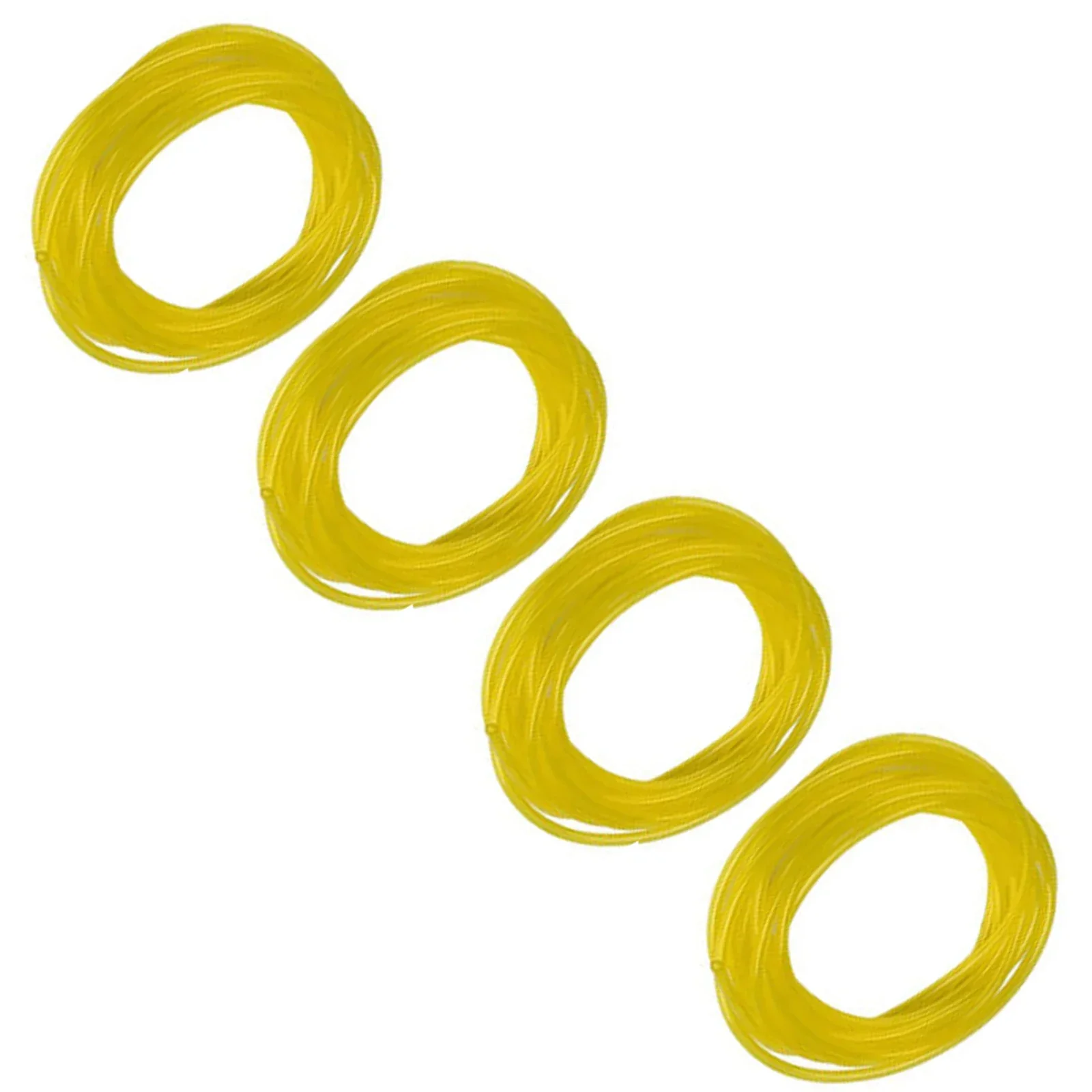 4 قطعة مجموعة خط الوقود 1 متر البنزين أنابيب الوقود خط الغاز خرطوم أنبوب خراطيم خط أنابيب البلاستيك الأصفر المنشار منفاخ حديقة أداة ملحق #3