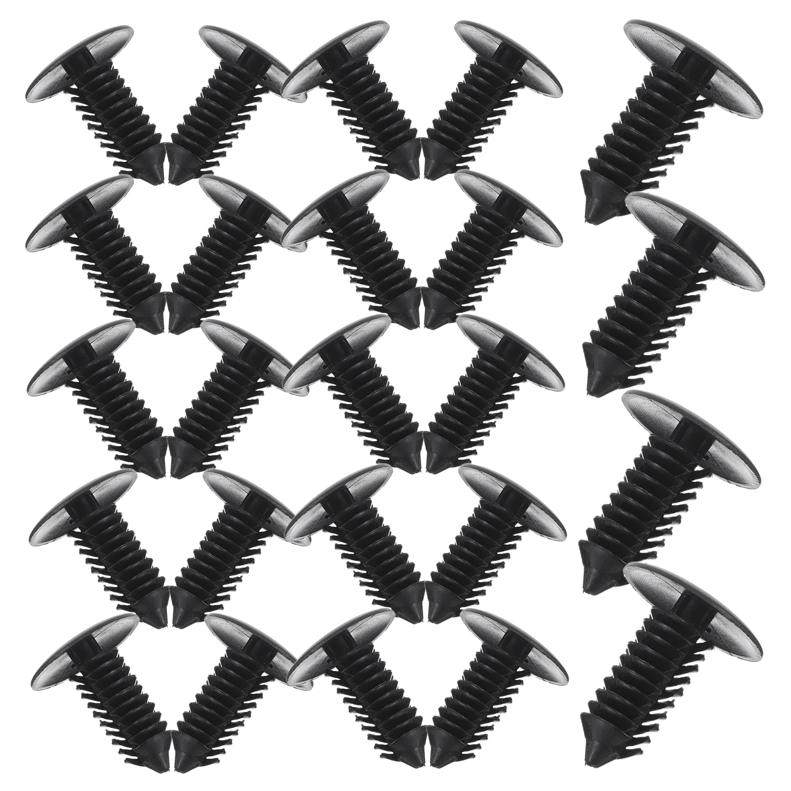 50pcs Plastic Durable Material Easy Installation Secure Fit Automotive Fastener Kit Plastic Trim Rivets