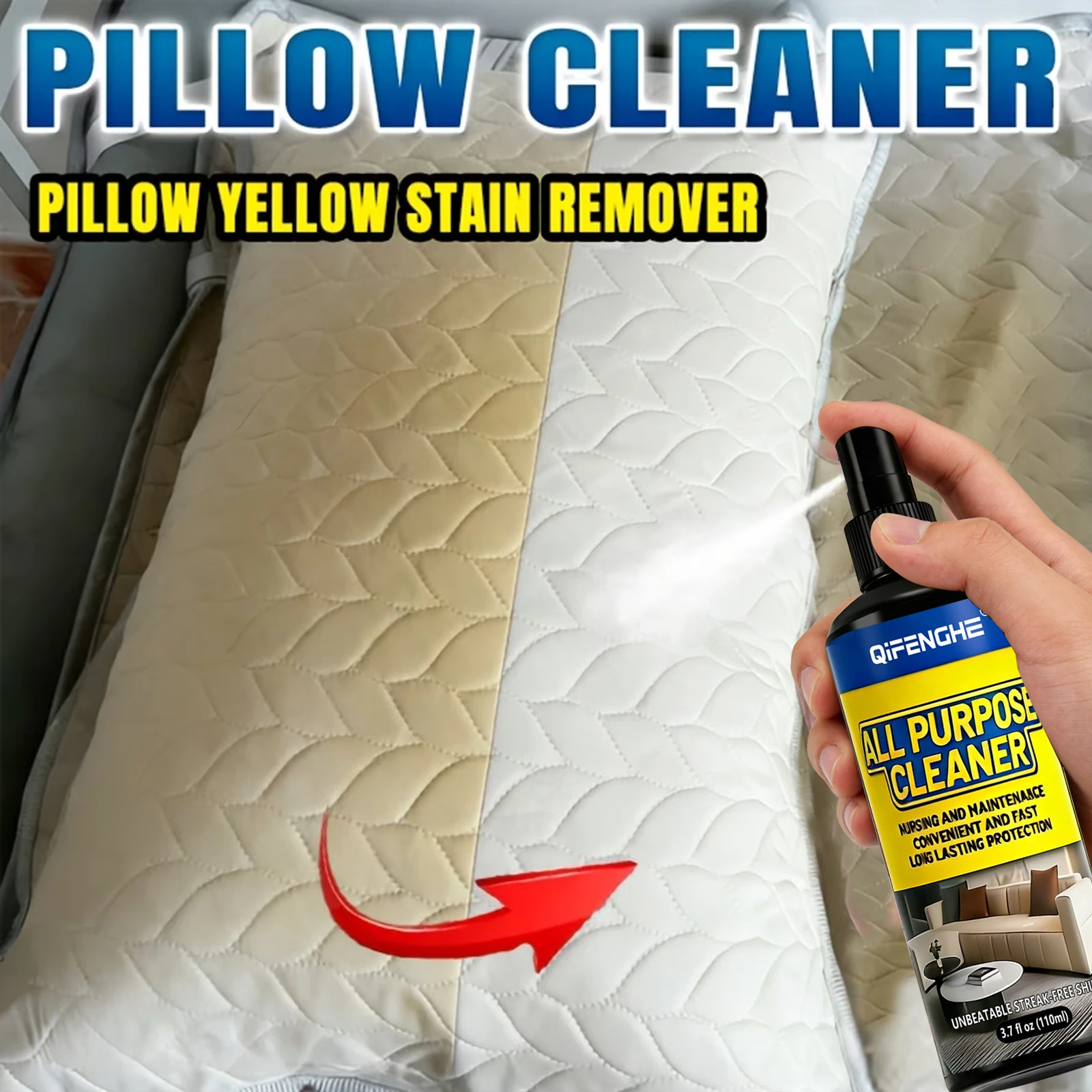 All Purpose Cleaner Spray with Microfiber Towel, Multipurpose Streak-Free Cleaning Solution for Home, Car, Furniture, Kitchen,