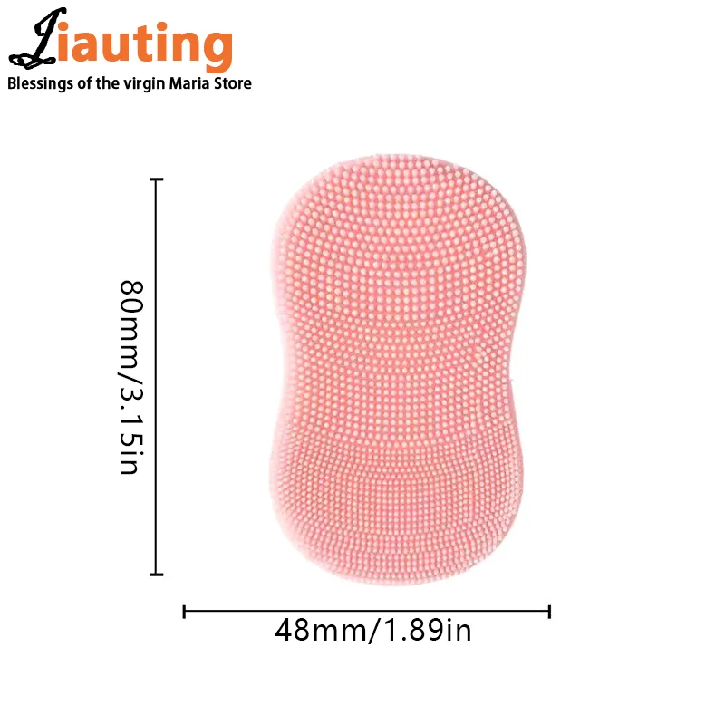 Silicone Face Cleansing Brush Facial Massager Skin Care Scrub Cleanser Tool Mini Beauty Tool Soft Deep Cleansing Exfoliator