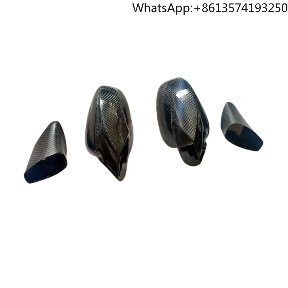 

For Real Dry Carbon Fiber High Quality Replacement Exterior Side Mirror Cover 4pcs for Ferrari 458 F8 488