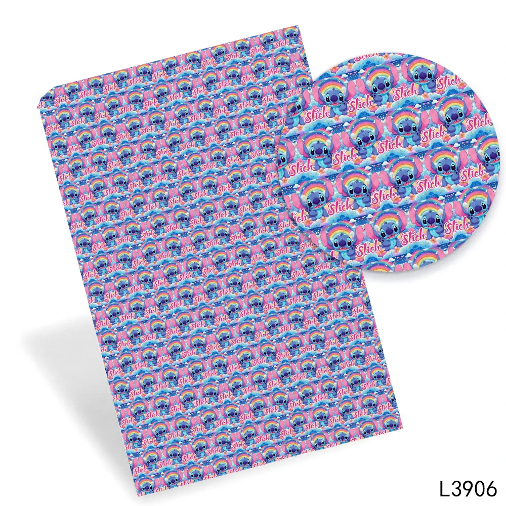 نسيج جلد صناعي من الميني غرزة كرتونية لأقواس الشعر ، مواد حرفية ذاتية الصنع ، الصيف ، 136 × 30 سم