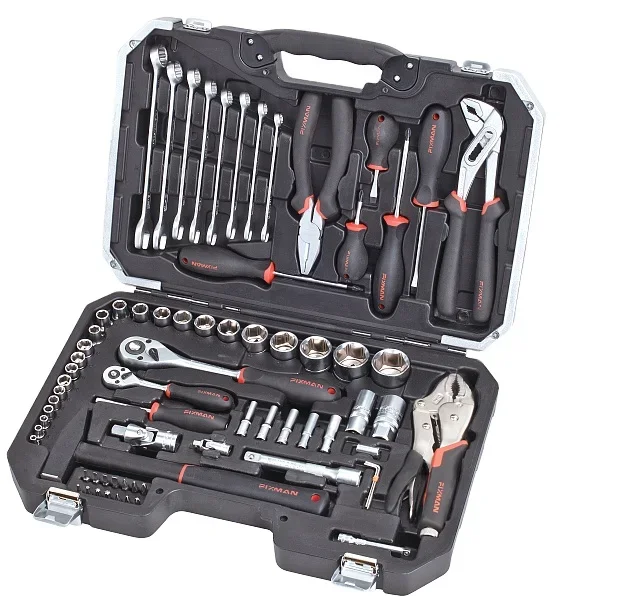 FIXMAN Outstanding Quality Hand Tools Kit Set 72PCS Home Use Mechanical Tools Combo Box