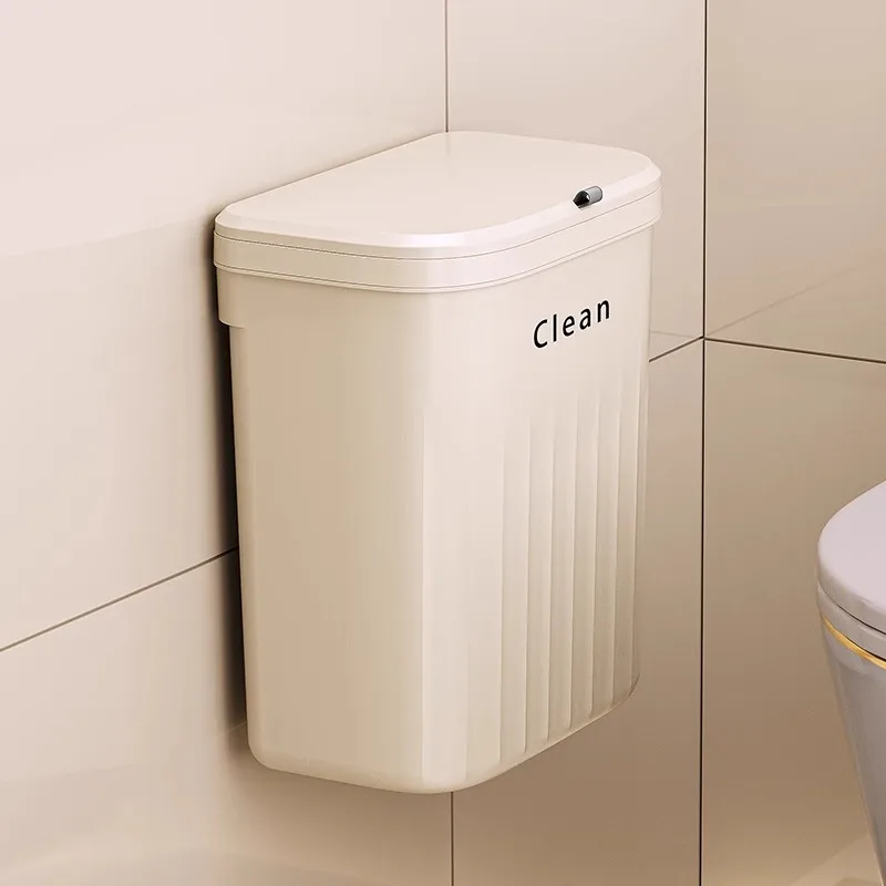 

Simple Wall-mounted Waste Bins Bathroom Kitchen Toilet Household Crevices Waste Bins Hanging Storage Home Vuilnisbakken JTW