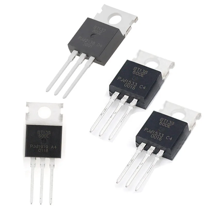 10pcs The original BT136  BT137  BT138  BT139 -600E -800E TO-220 Silicon controlled rectifier