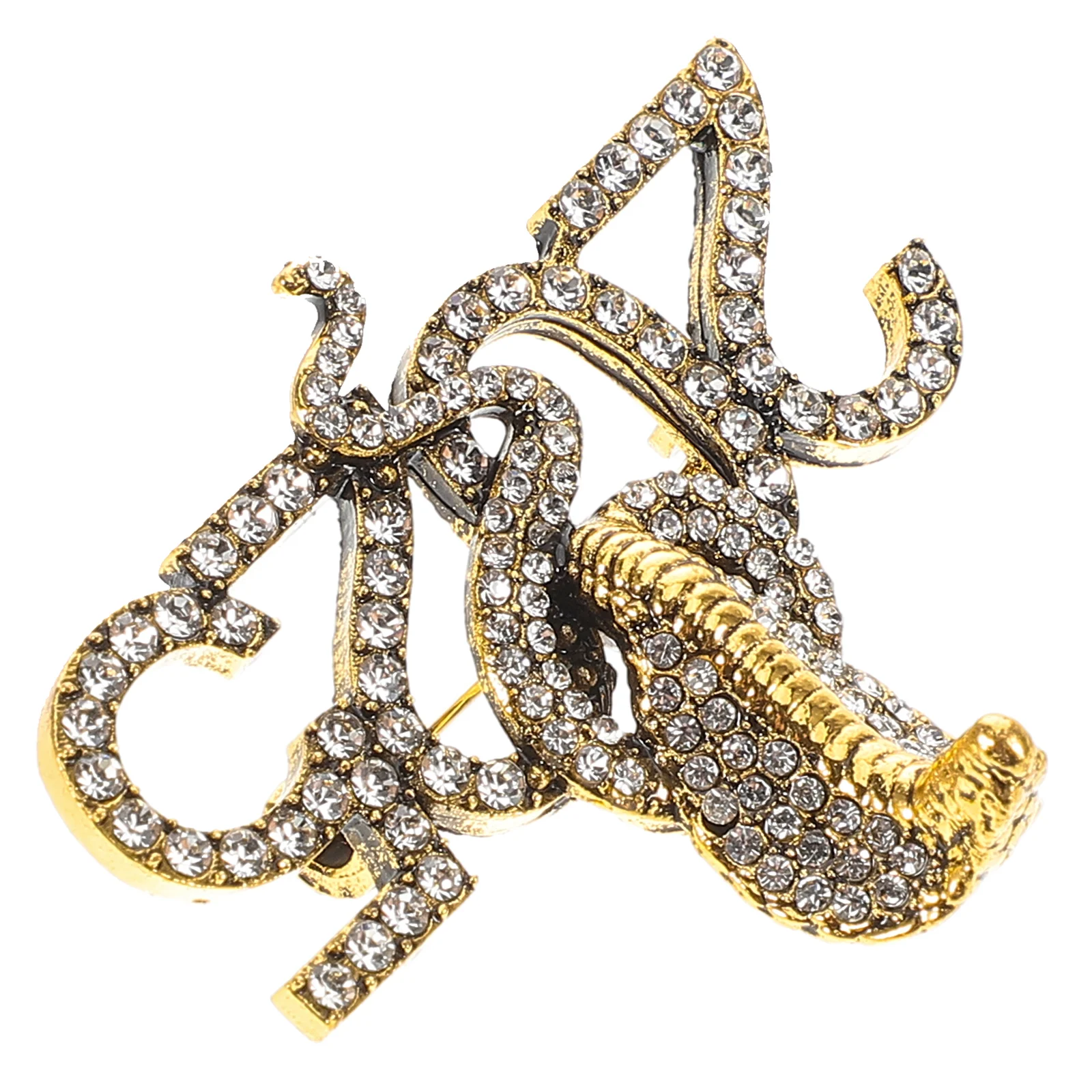 Clothing Year of The Snake Brooch Miss Boutonniere Pins Badge Accessories Alloy Women Accessory Brooches