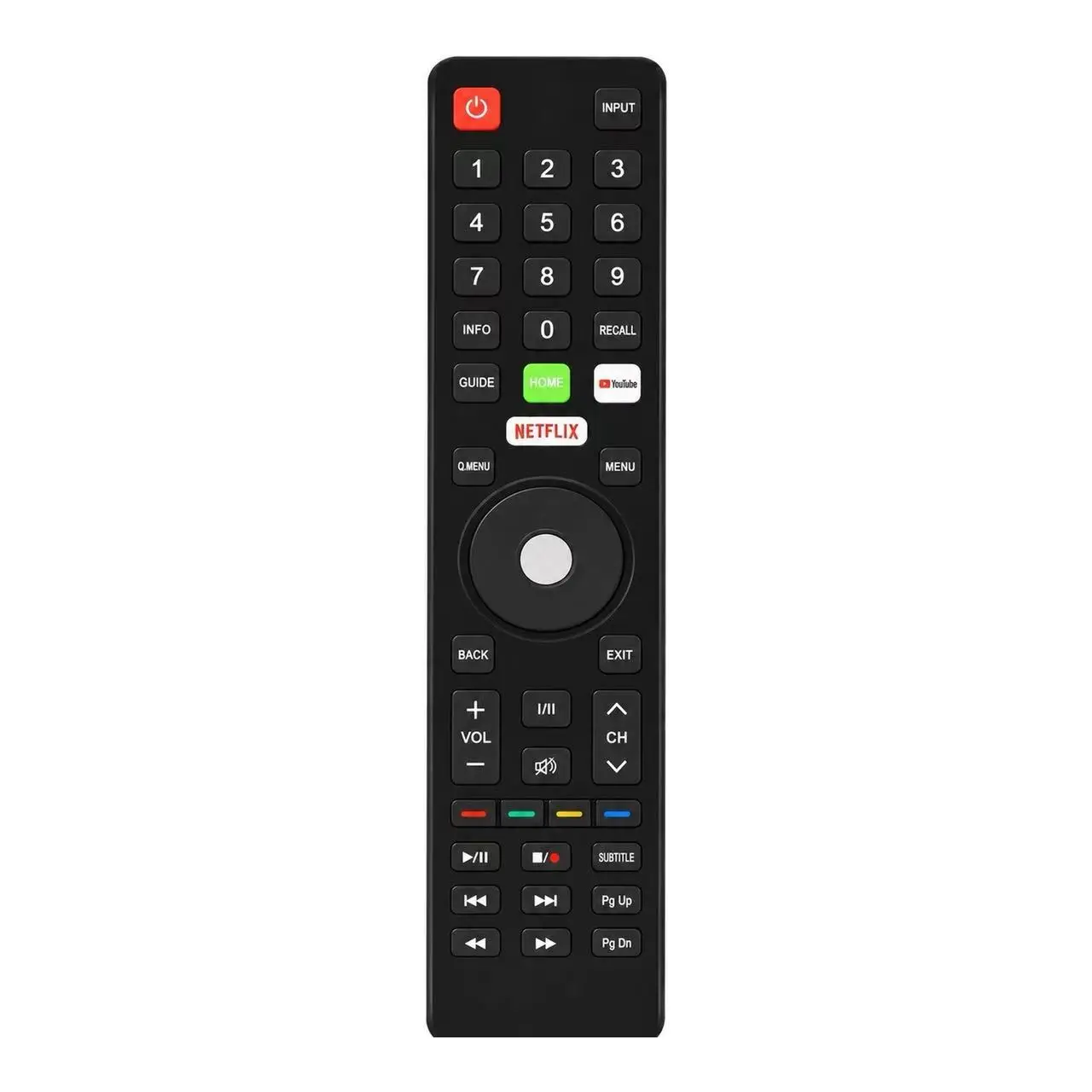 Replacement TV Remote Control Compatible For JVC RM‑C3228 Fit For LT‑55N7105A LT‑58N7105A LT‑65N7105A Smart LED Television Contr