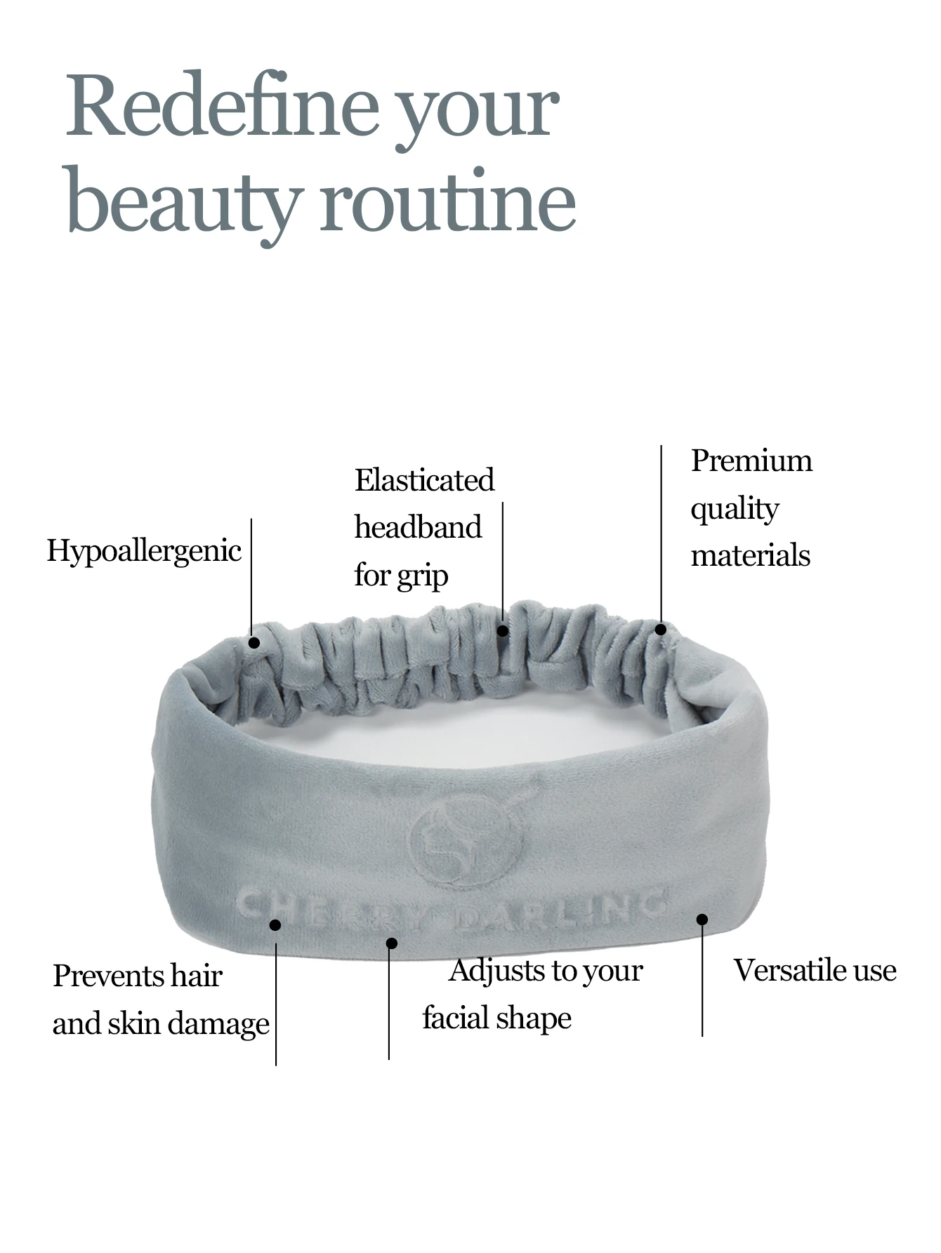 Ensemble de 6 bandeaux décontractés, lavage du visage, nettoyage du visage, démaquillage, voyage, adapté à tous les Types de peau