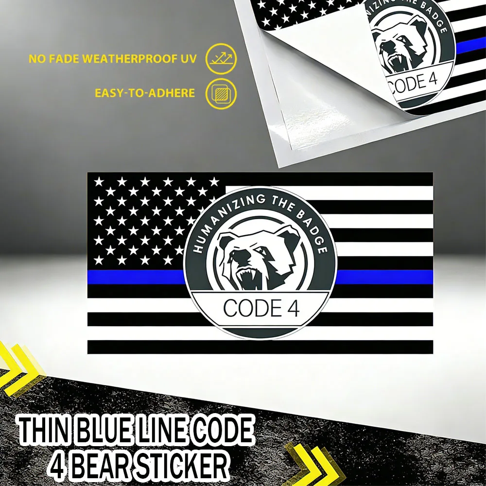 5pcs boutique blue line stickers 4 yards car stickers 2026 version of large car decals national flag theme appearance car decorations.