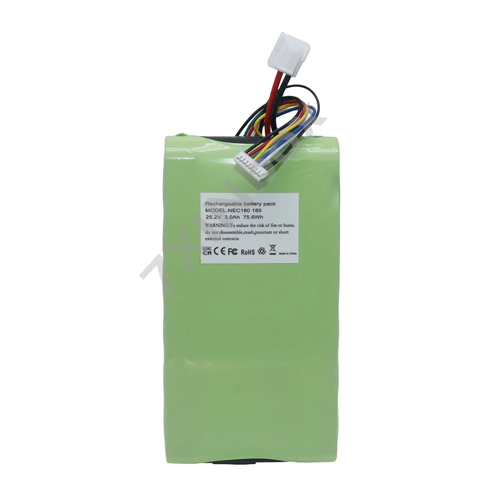 7XINbox Upgrade BP25220F Vacuum Replacement Battery For Eureka NEC180 NEC185 25.2V 75.6Wh 3000mAh ﻿