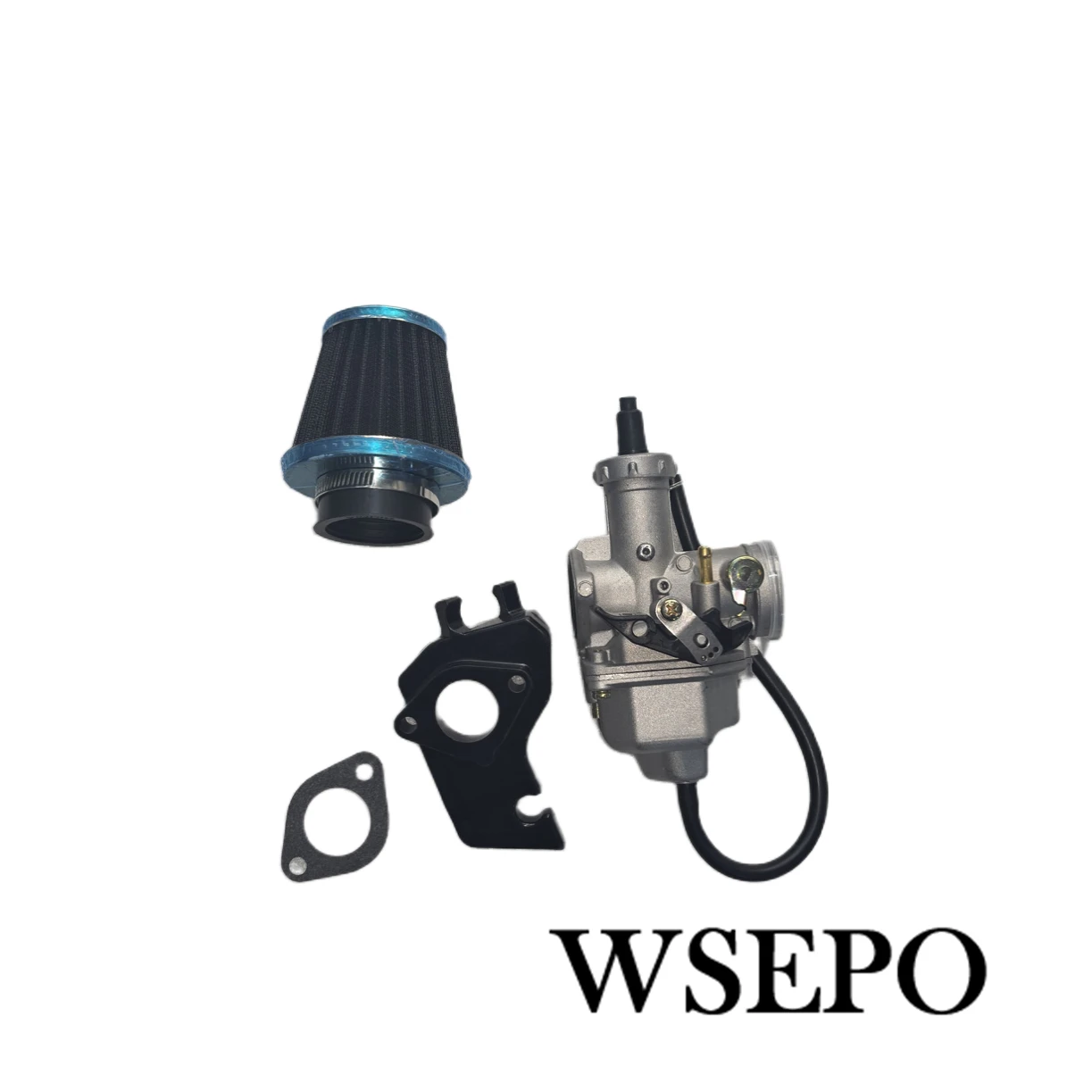 P26 Carburetor Kit With Air Filter And Insulator Direct Connection to Shredder 18CC Head HP212E Small Block Minibike Race Engine